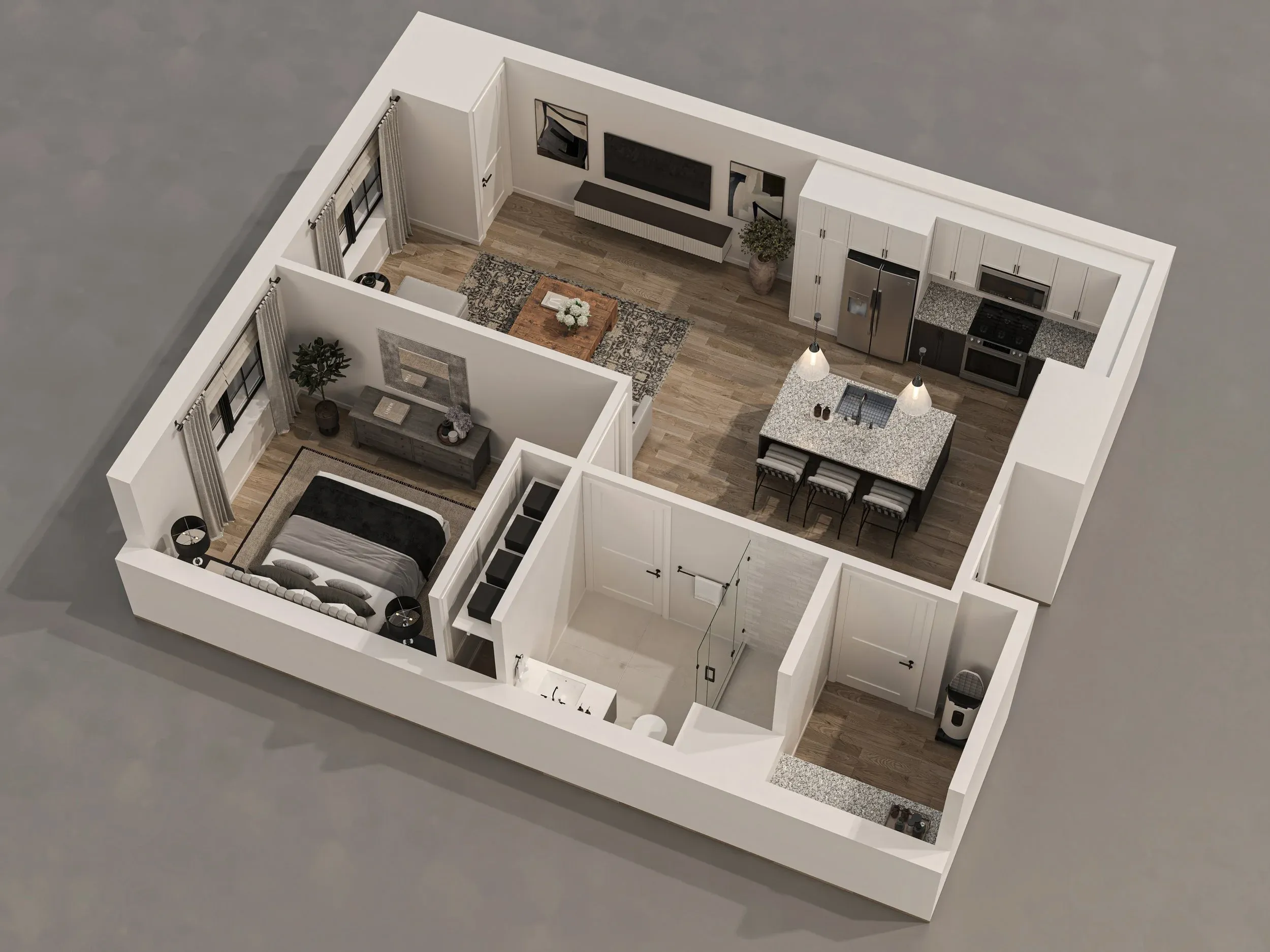 1 Bedroom Floor Plan